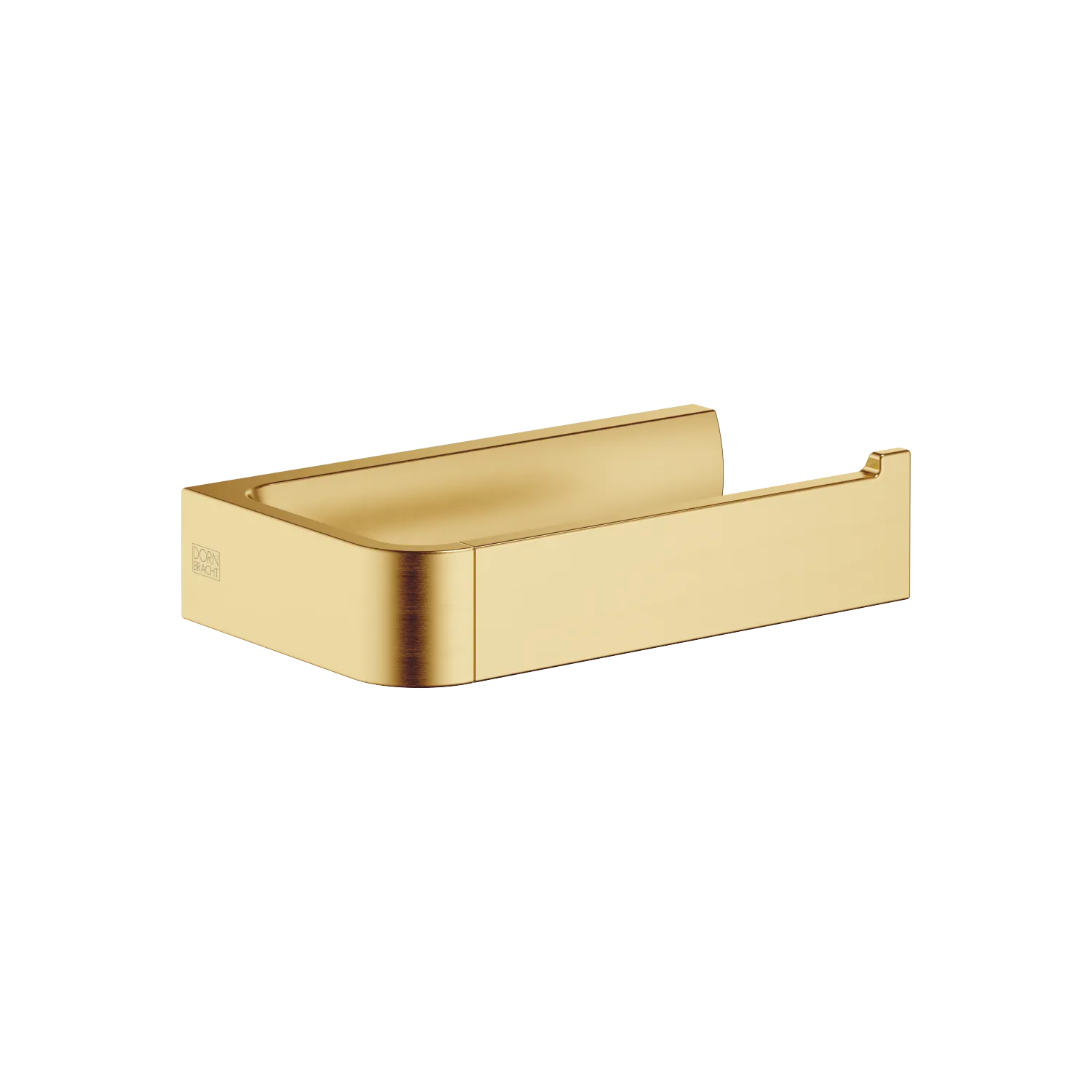 Dornbracht Papierrollenhalter SERIENSPEZIFISCH Gold gebürstet PVD, Stichmaß 61 mm, Breite 155 mm, Höhe 37 mm, Ausladung 89 mm