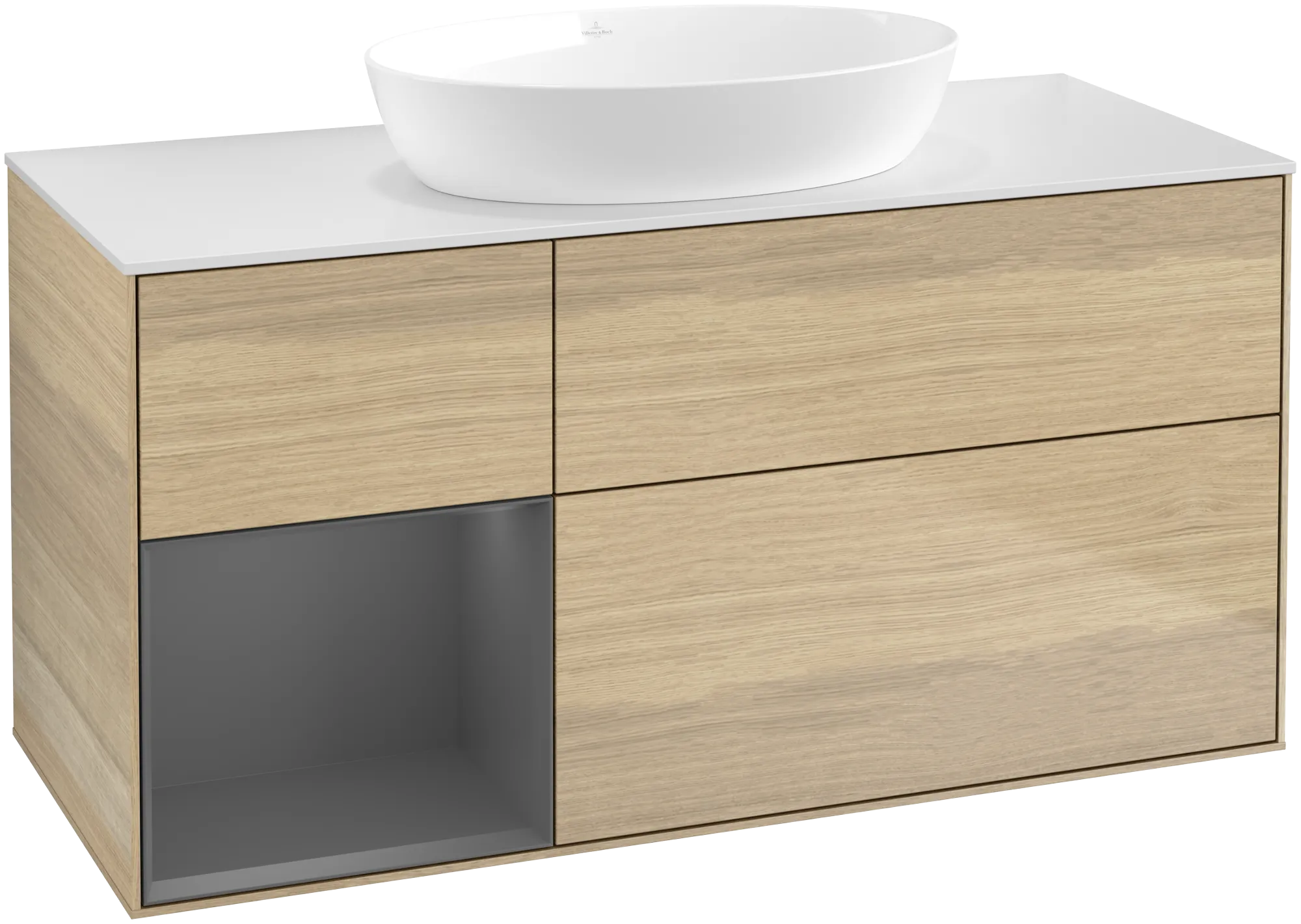 Villeroy & Boch Finion Waschbeckenunterschrank GA6 1200x603x501mm mit Beleuchtung