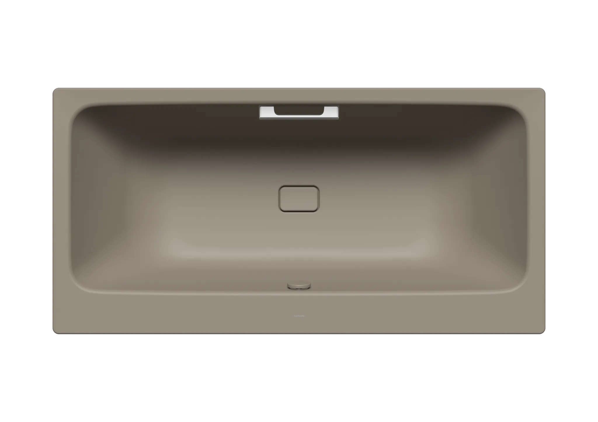 Kaldewei ASYMMETRIC DUO Badewanne, 1700x800 mm, warm grey 60, mit Griffloch