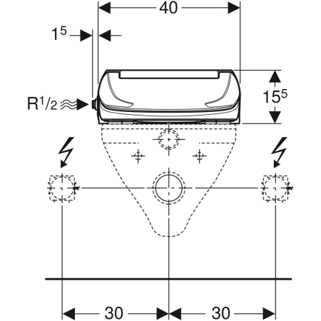AquaClean 4000 WC-Aufsatz: weiß-alpin AquaClean 4000 WC-Aufsatz: weiß-alpin
