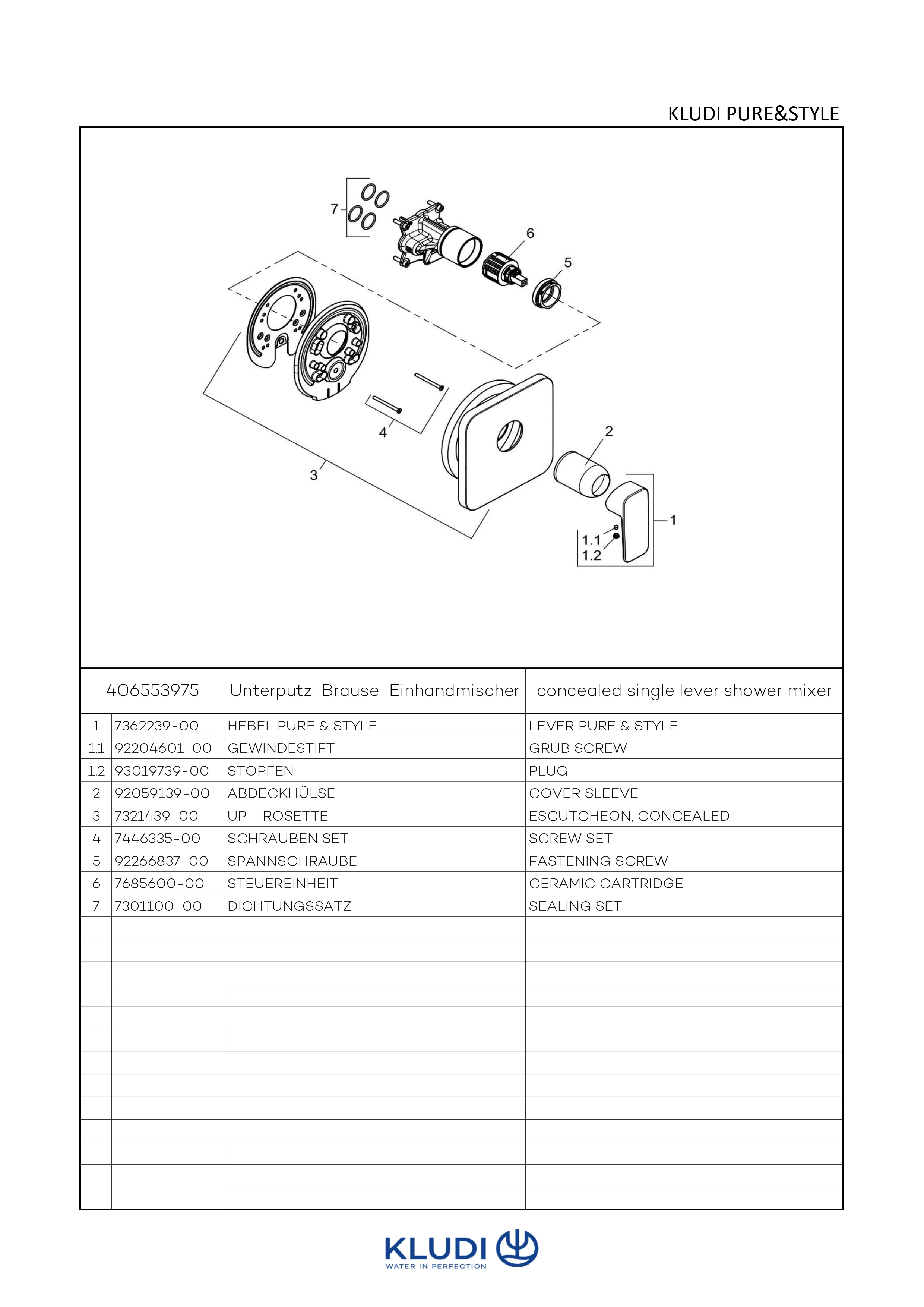 PURE & STYLE UPBrauseEHM FeinbauSet mit Funktionseinheit schwarzmatt PURE & STYLE UPBrauseEHM FeinbauSet mit Funktionseinheit schwarzmatt