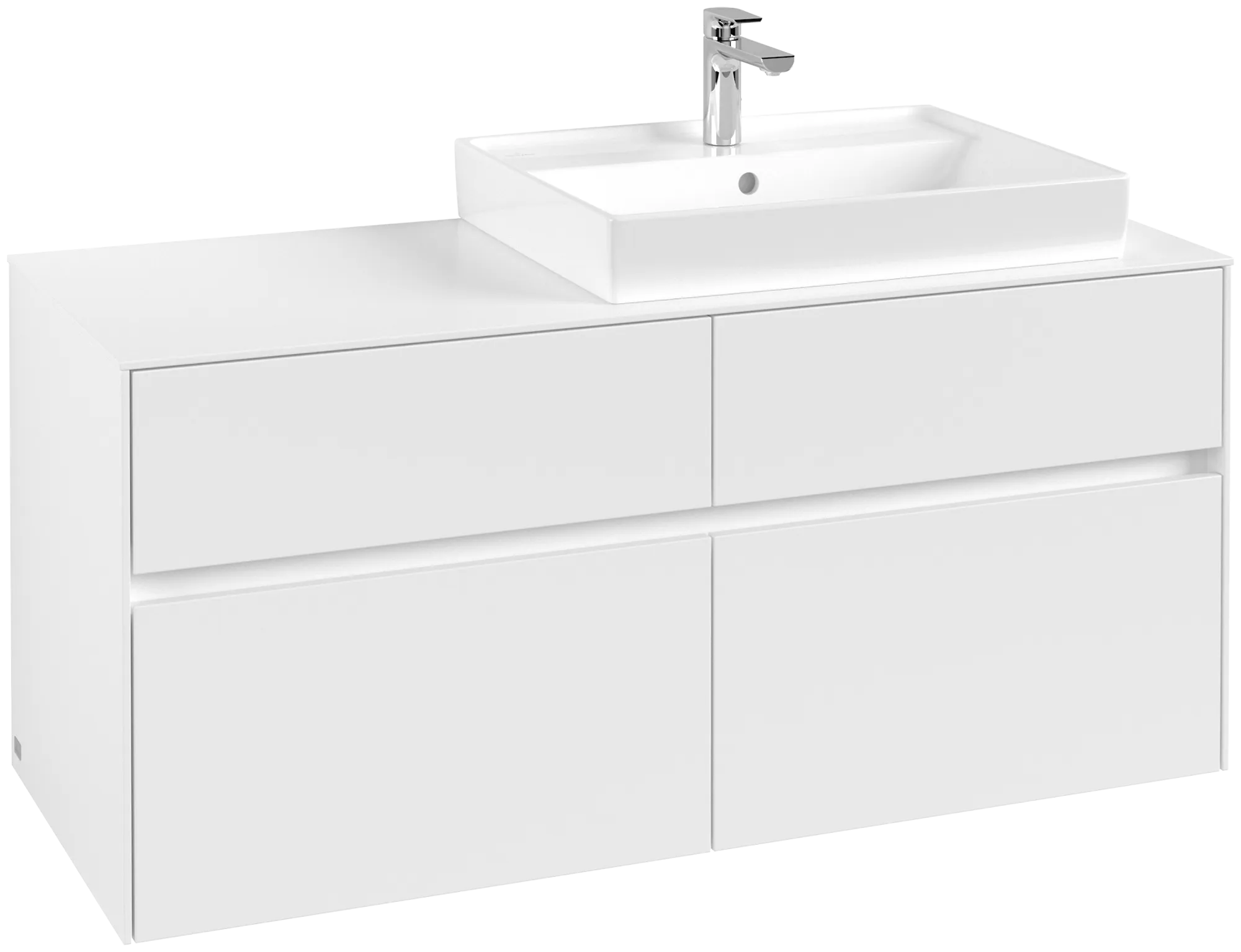 Villeroy & Boch Collaro Waschbeckenunterschrank C08300, 1200x548x500 mm, White Matt