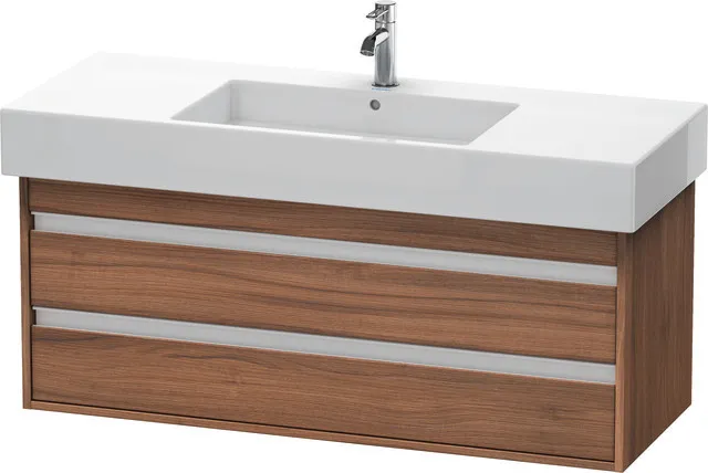 Duravit Waschtischunterschrank wandhängend „Ketho“ 120 × 48 × 45,5 cm Nussbaum Natur Duravit Waschtischunterschrank wandhängend „Ketho“ 120 × 48 × 45,5 cm Nussbaum Natur