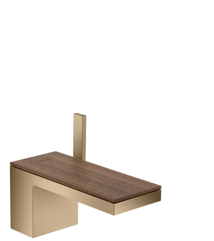 Hansgrohe AXOR MyEdition Platte 200 mm, Amerikanischer Nussbaum, abnehmbar