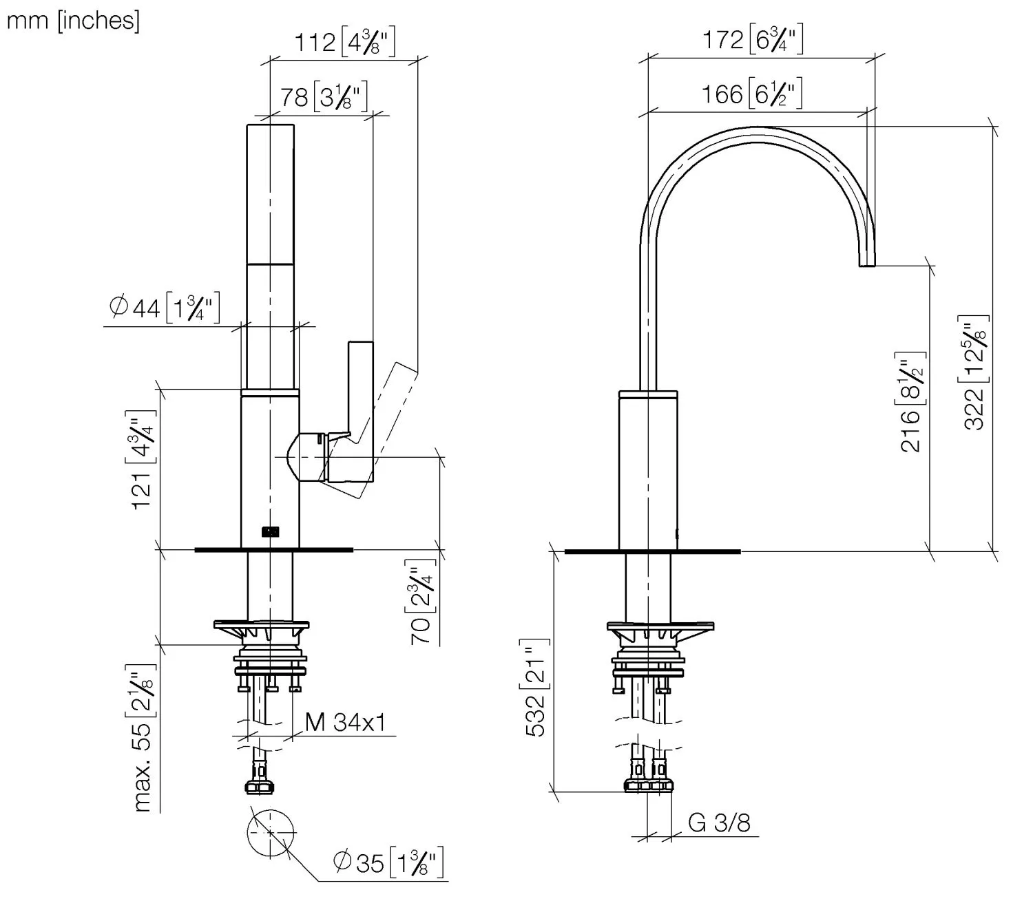 Dornbracht MEM BAR TAP Einhebelmischer - Chrom Dornbracht MEM BAR TAP Einhebelmischer - Chrom