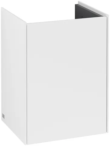 Villeroy & Boch Waschtischunterschrank mit Tür „Collaro“ 410 × 546 × 344 mm Weiß Matt, für Becken mittig, Anschlag rechts, ohne Beleuchtung Villeroy & Boch Waschtischunterschrank mit Tür „Collaro“ 410 × 546 × 344 mm Weiß Matt, für Becken mittig, Anschlag rechts, ohne Beleuchtung