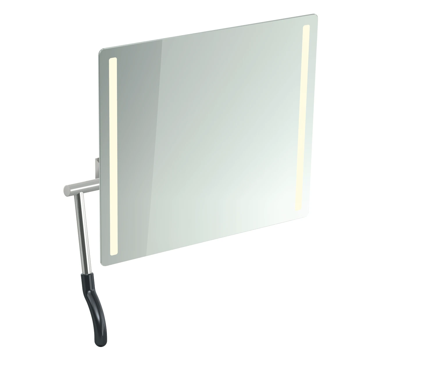 HEWI Kippspiegel „Serie 802 LifeSystem“ 60 × 54 cm in Anthrazitgrau