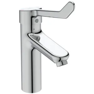 Waschtischarmatur Ceraplus Grande mit Klinikhebel ohne Ablaufgarnitur Ausladung 123mm Chrom Waschtischarmatur Ceraplus Grande mit Klinikhebel ohne Ablaufgarnitur Ausladung 123mm Chrom