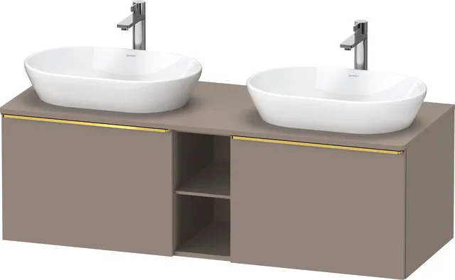 Duravit Waschtischunterschrank wandhängend „D-Neo“ 140 × 45,9 × 55 cm Basalt Matt Duravit Waschtischunterschrank wandhängend „D-Neo“ 140 × 45,9 × 55 cm Basalt Matt