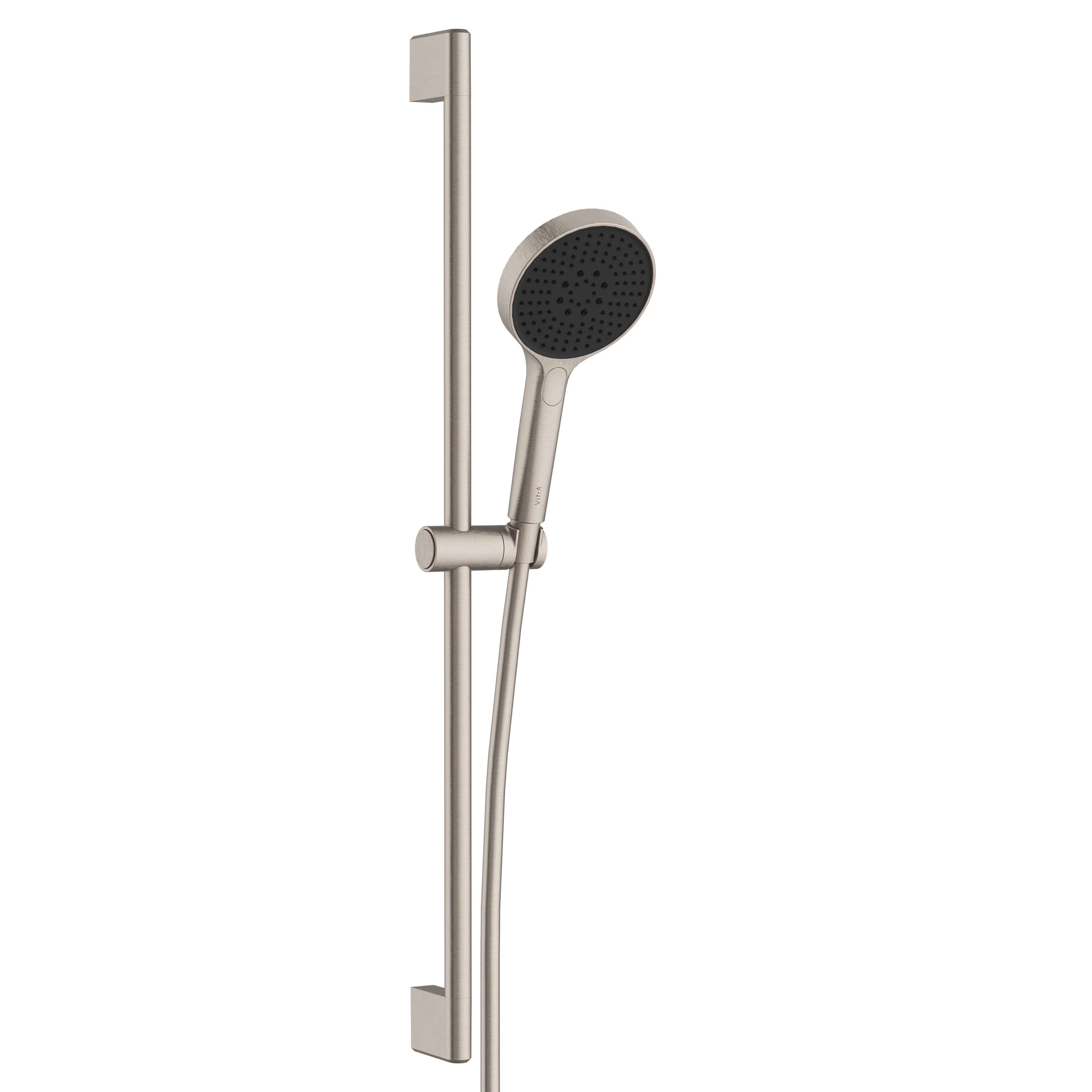 Core Round Handbrause-Set mit Wandstange und Abgang G 1/2″ Nickel gebürstet Core Round Handbrause-Set mit Wandstange und Abgang G 1/2″ Nickel gebürstet