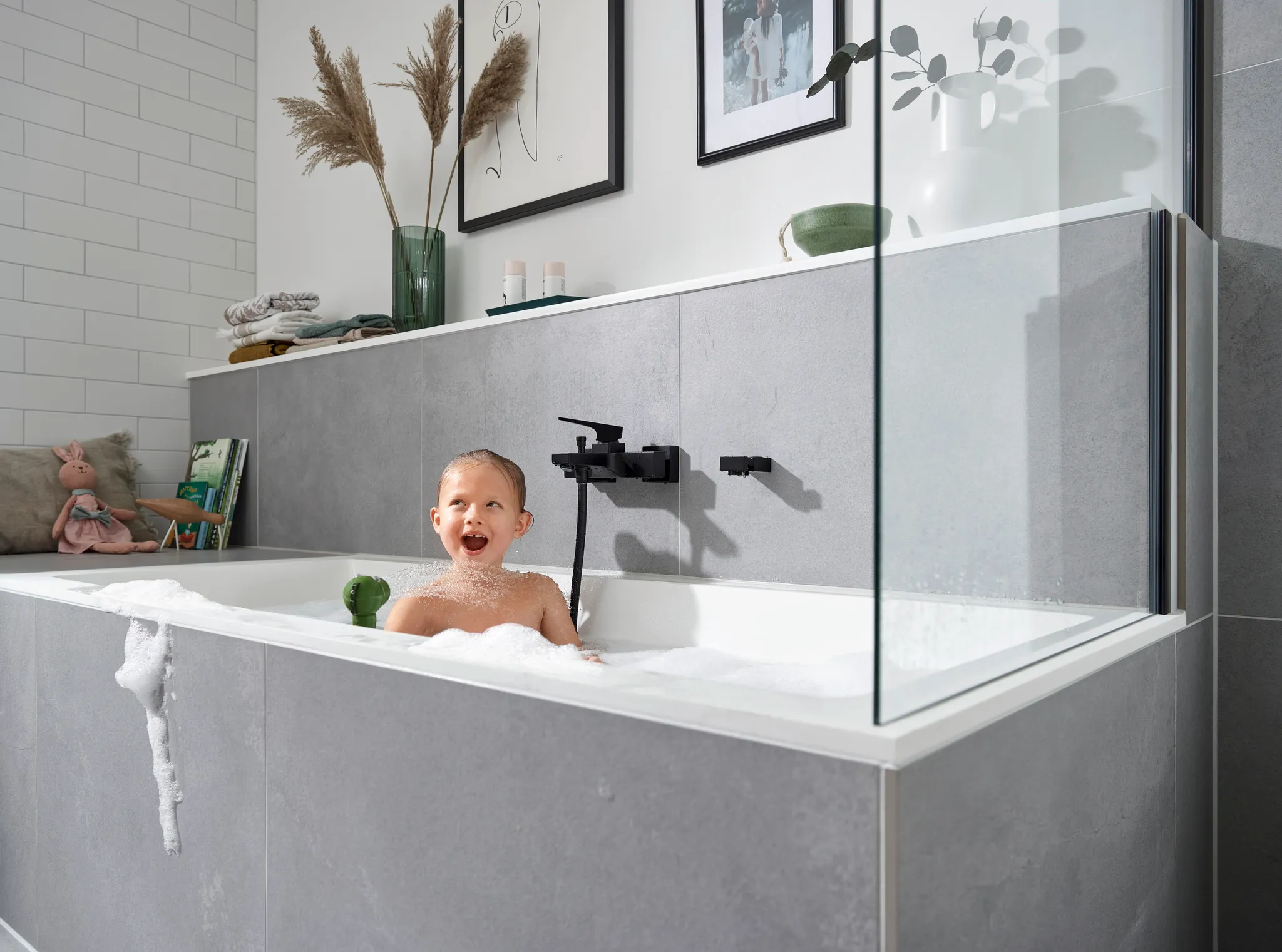 Hansgrohe Jocolino Kinderhandbrause Krokodil 2jet, grün Hansgrohe Jocolino Kinderhandbrause Krokodil 2jet, grün
