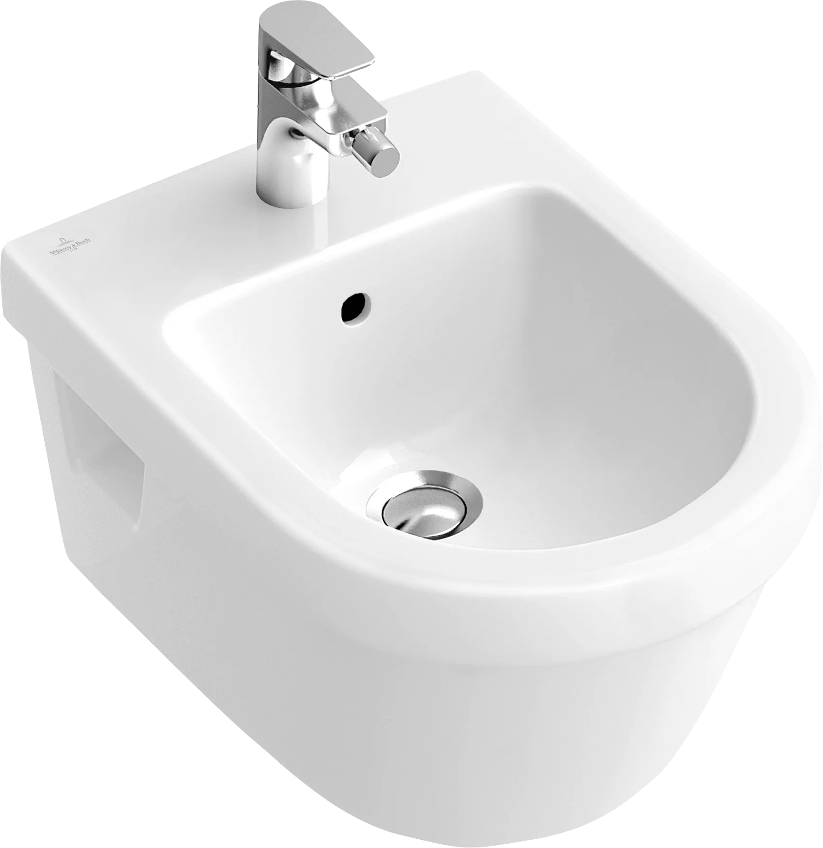 Bidet „Architectura“, mit Überlauf 37 × 26,5 × 54 cm