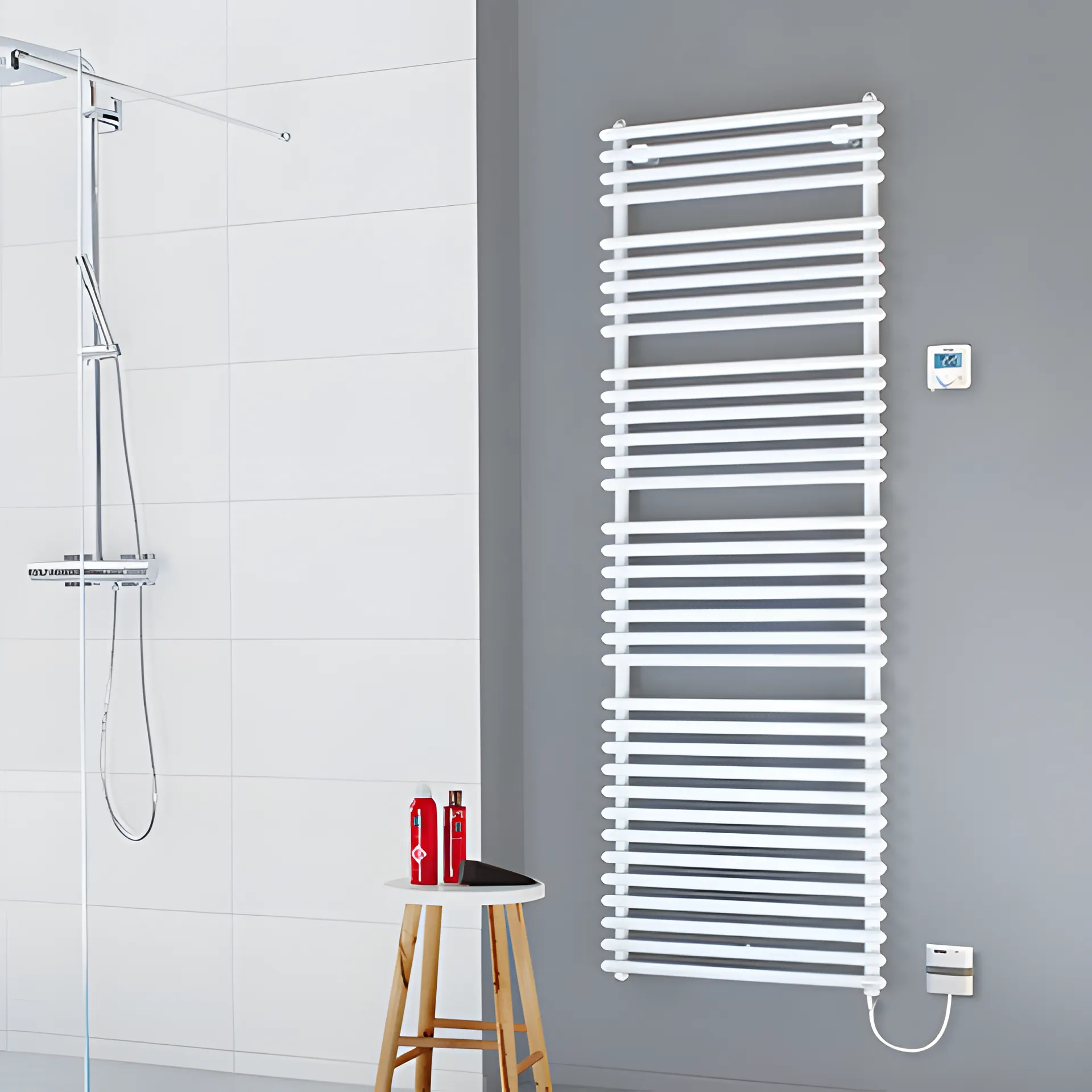 BEMM Design-Elektroheizkörper „Cobo 1 E“ 70,1 × 103,6 cm in Schwarzperlmatt