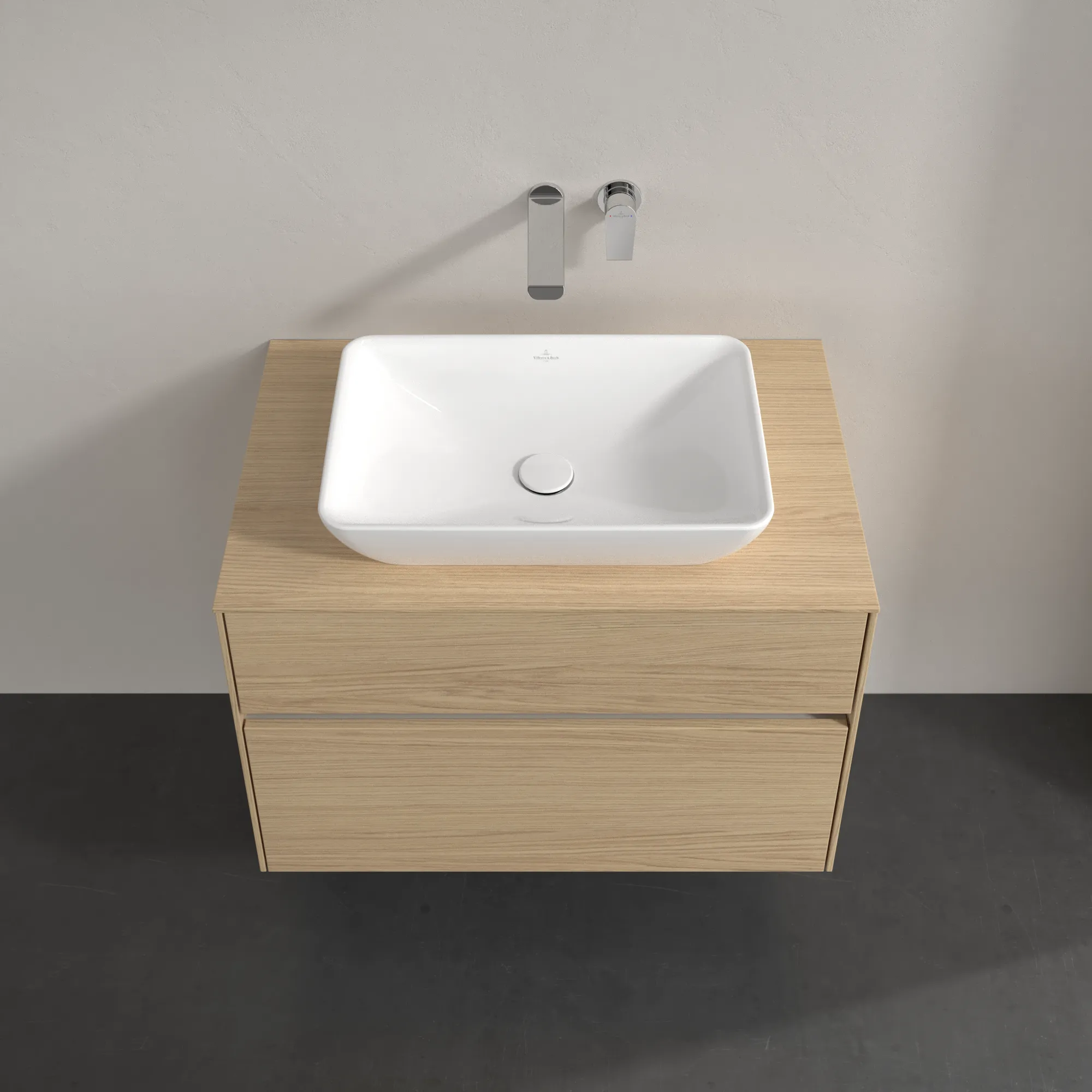 Villeroy & Boch Collaro Waschbeckenunterschrank C10800 800x548x500mm Eckig Nordic Oak