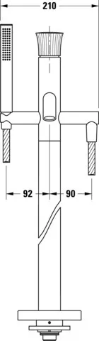 Einhand-Wannenarmatur „White Tulip“ Ausladung 200 mm in Chrom Einhand-Wannenarmatur „White Tulip“ Ausladung 200 mm in Chrom