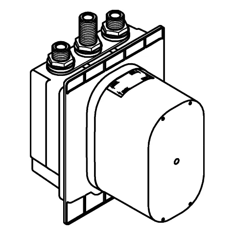 Unterputzkörper Eurosmart CE 36458, für Brause, passend zu Infrarot-Fertigmontageset 36 456 00, thermostatische Mischung, 6 V, mit Dichtmanschette, für normgerechte Wanddurchführung bei Wassereinwirkung nach DIN 18534:2017 Unterputzkörper Eurosmart CE 36458, für Brause, passend zu Infrarot-Fertigmontageset 36 456 00, thermostatische Mischung, 6 V, mit Dichtmanschette, für normgerechte Wanddurchführung bei Wassereinwirkung nach DIN 18534:2017
