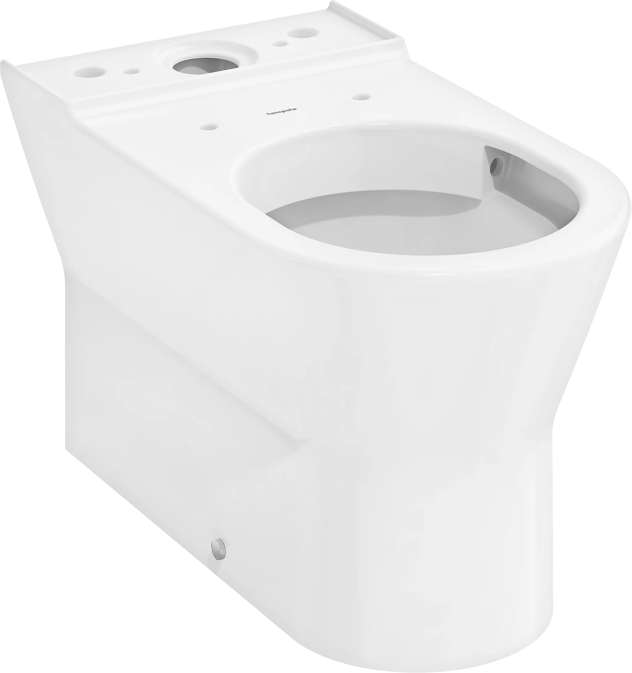Hansgrohe EluPura Original S Stand-WC, weiß, 640 x 360 mm, horizontaler/vertikaler Abgang, AquaChannel Flush, spülrandlos