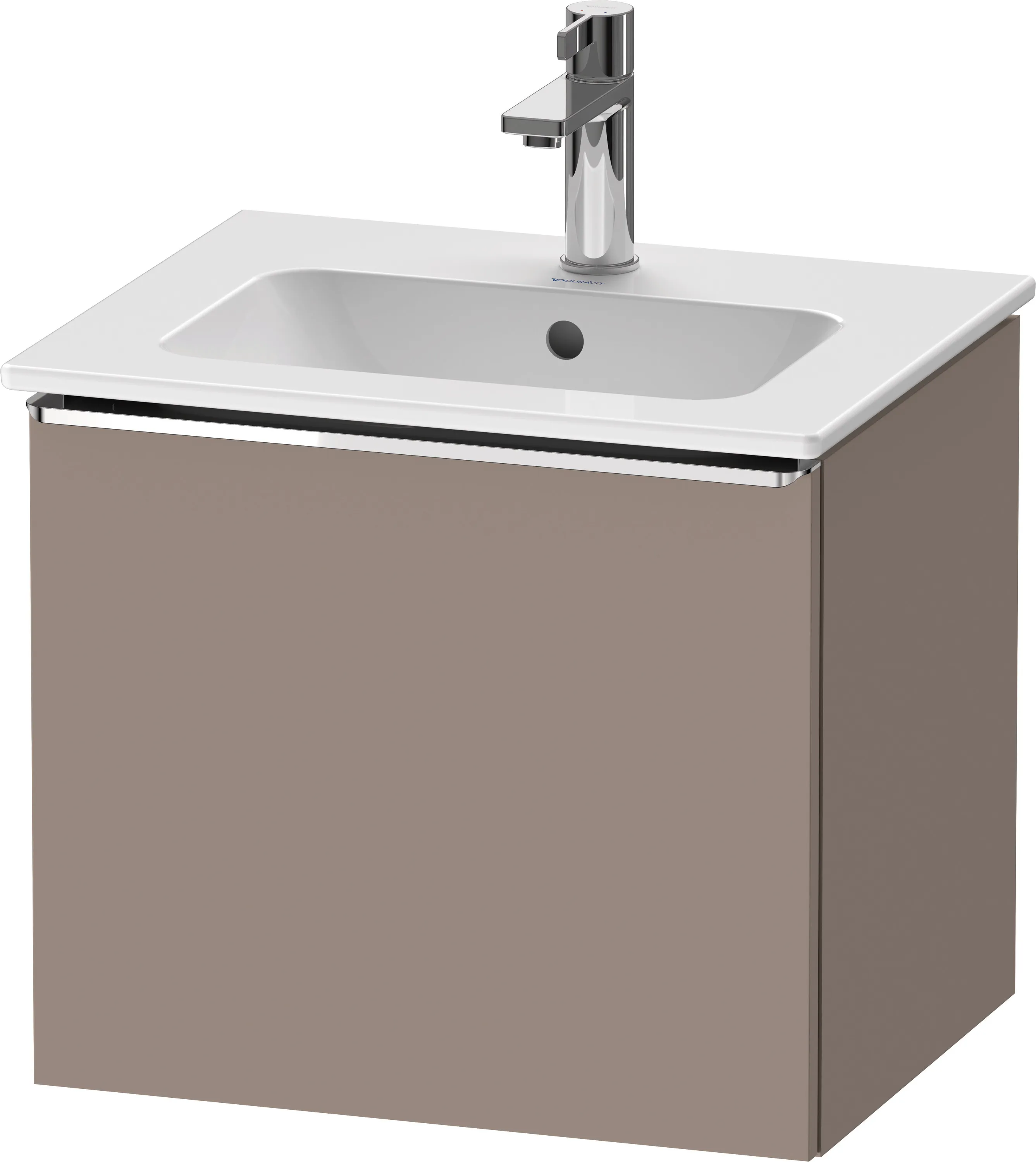 Duravit Waschtischunterschrank wandhängend „D-Neo“ 51 × 44 × 40,2 cm Basalt Matt