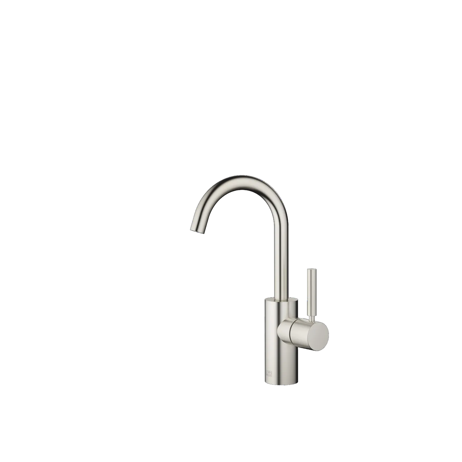 Dornbracht META Waschtisch-Einhandbatterie ohne Ablaufgarnitur - Platin gebürstet, Ausladung 123 mm Dornbracht META Waschtisch-Einhandbatterie ohne Ablaufgarnitur - Platin gebürstet, Ausladung 123 mm