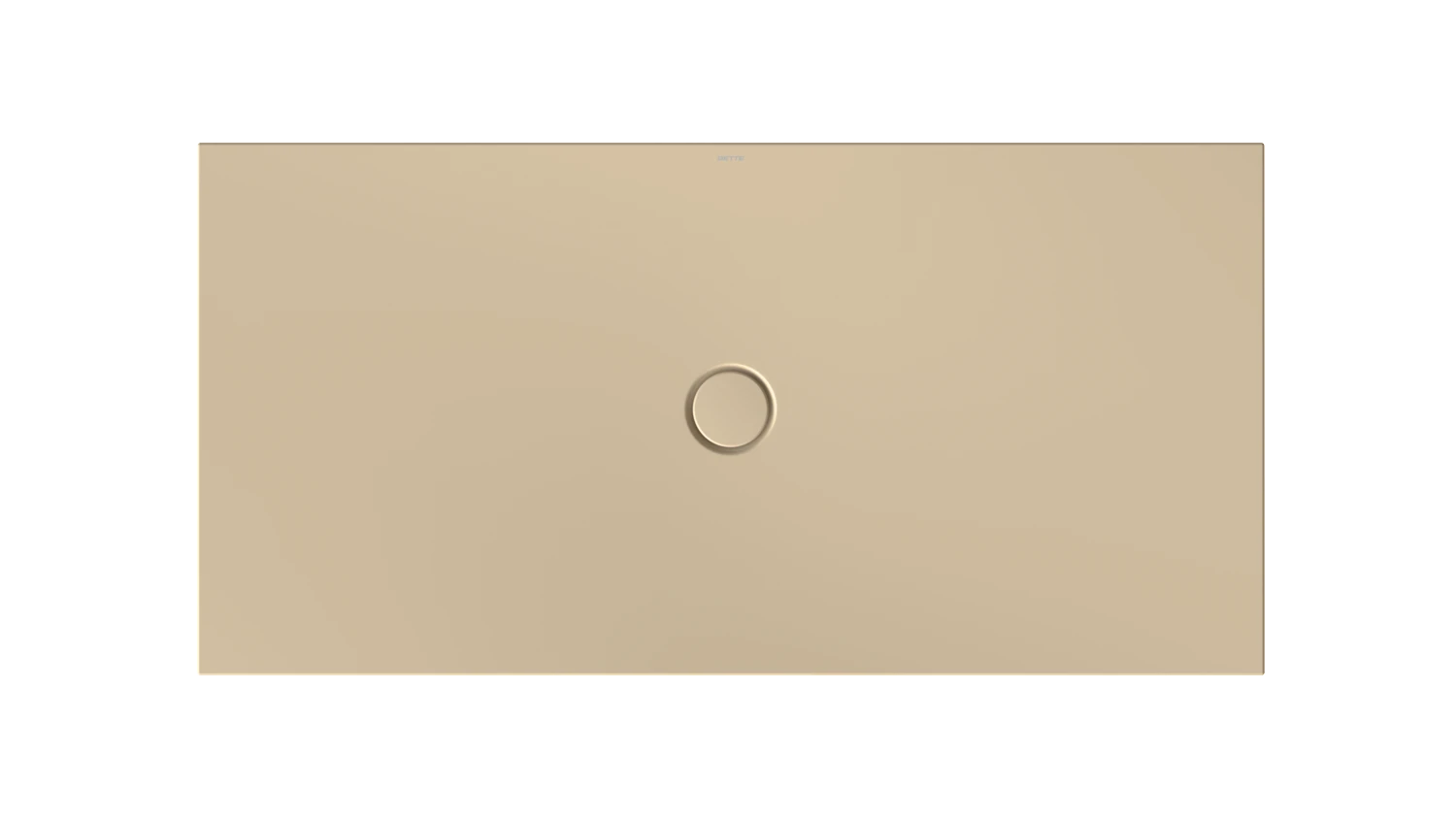 Bette rechteck Duschwanne „BetteFloor“ 1600 × 800 mm mit BetteAntirutsch Pro, ohne Oberflächenveredelung, ohne Wannenträger, in Bahamabeige
