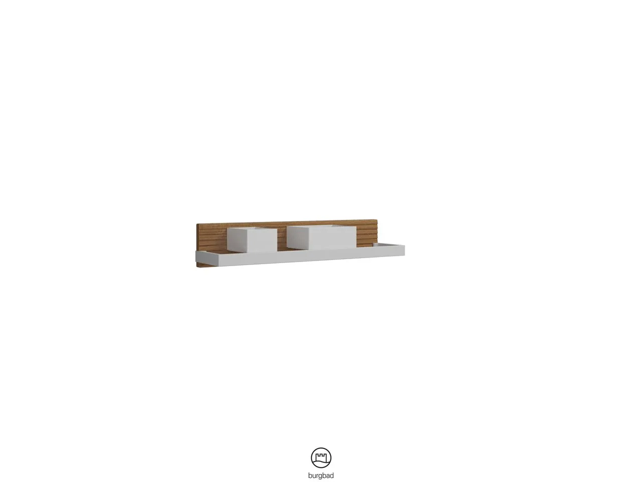 burgbad Wandpaneel „Fiumo“ in Befestigung verdeckt 600 × 117 × 150 mm burgbad Wandpaneel „Fiumo“ in Befestigung verdeckt 600 × 117 × 150 mm