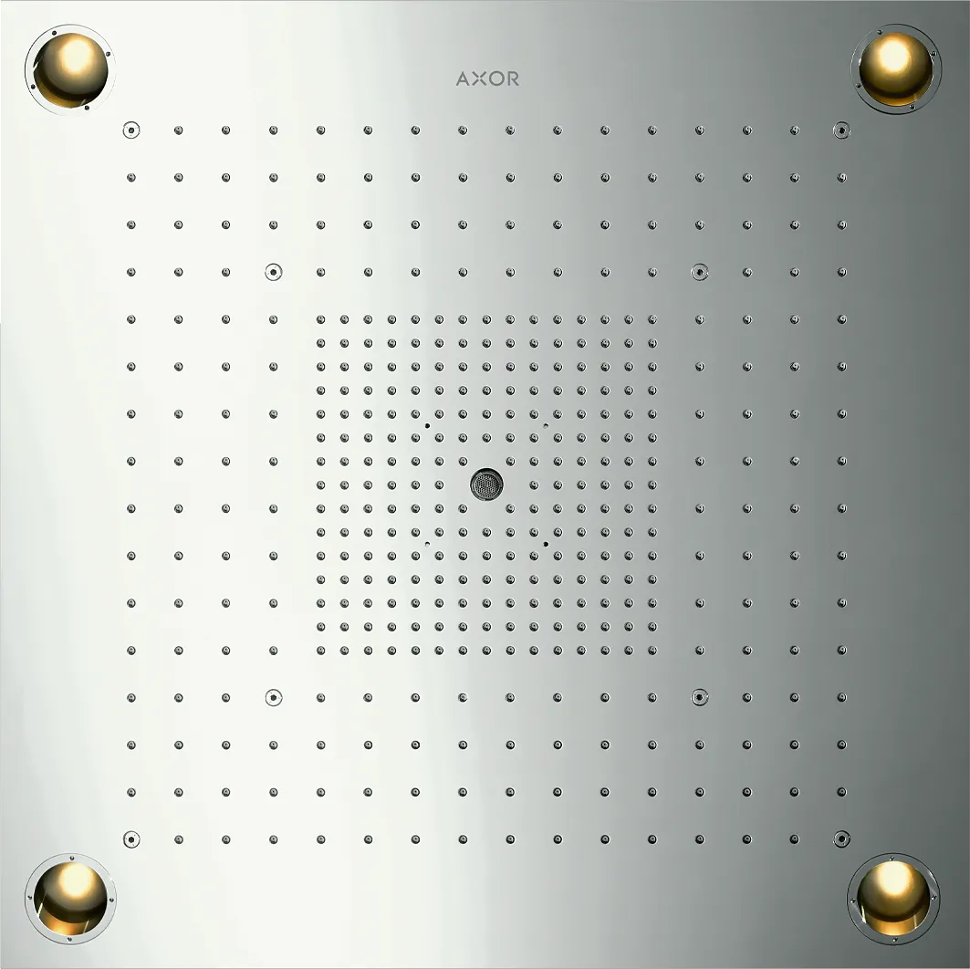 Hansgrohe AXOR Starck ShowerHeaven 720⁄720 3jet mit Beleuchtung, Edelstahl Optic Hansgrohe AXOR Starck ShowerHeaven 720⁄720 3jet mit Beleuchtung, Edelstahl Optic