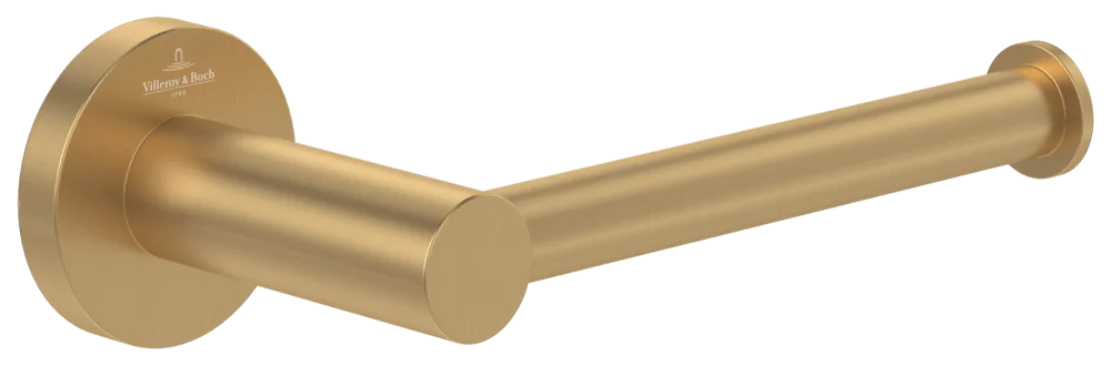 Villeroy & Boch Elements - Tender Toilettenpapierhalter ohne Deckel Brushed Gold