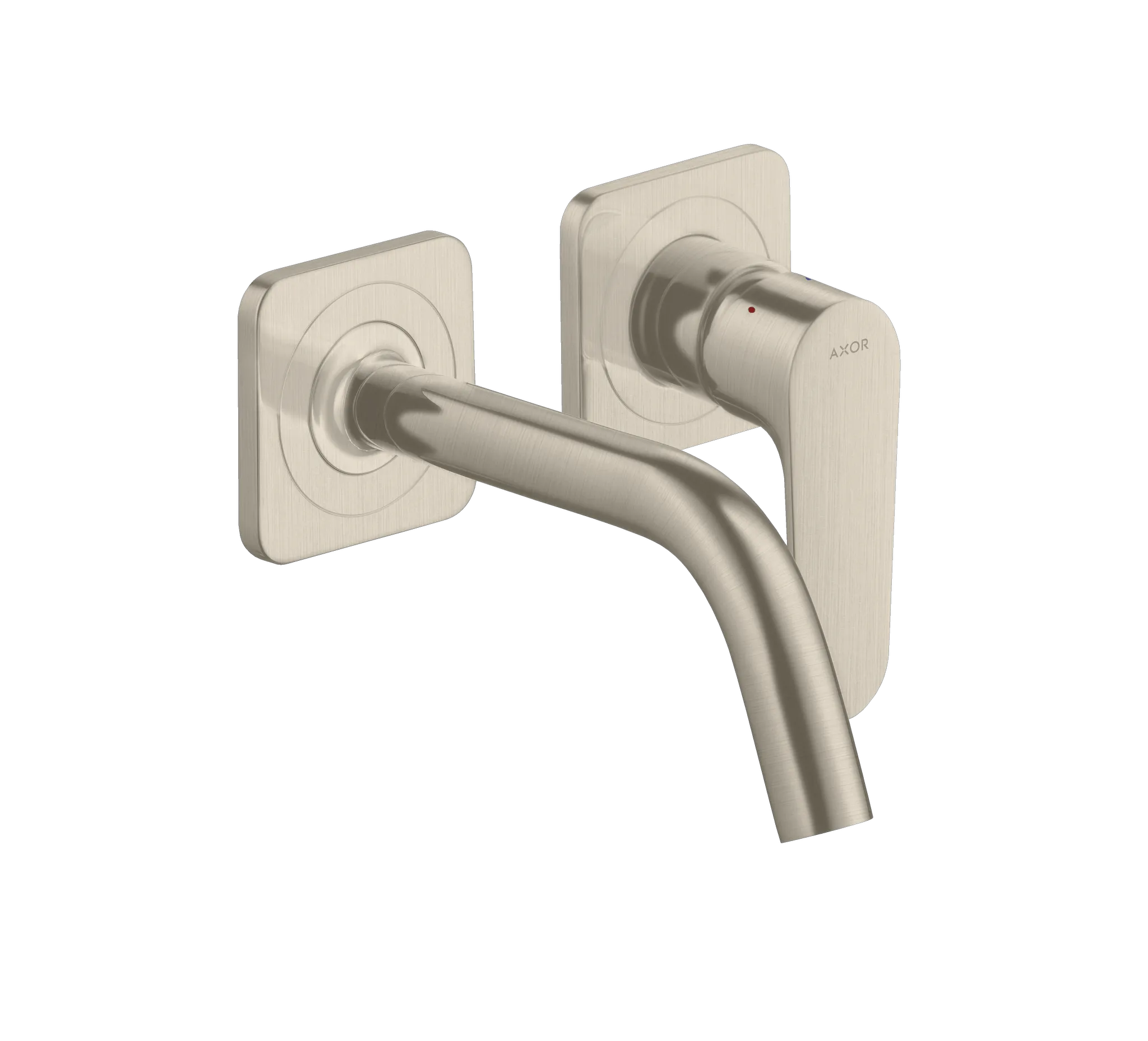 Hansgrohe AXOR Citterio M Einhebel-Waschtischmischer Unterputz Wandmontage Brushed Nickel