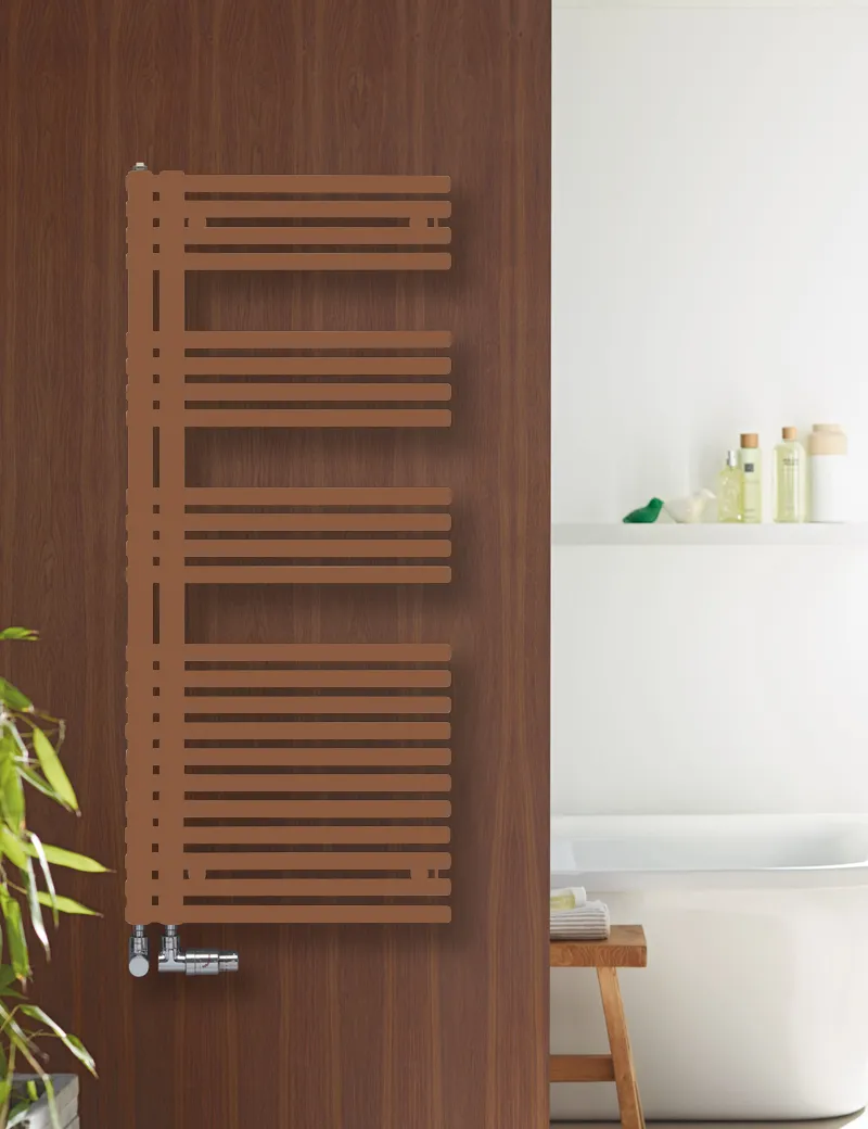 Zehnder Forma Asym Design-Heizkörper, Badheizkörper, Serie: LFAR-170-060-05, RAL 9016