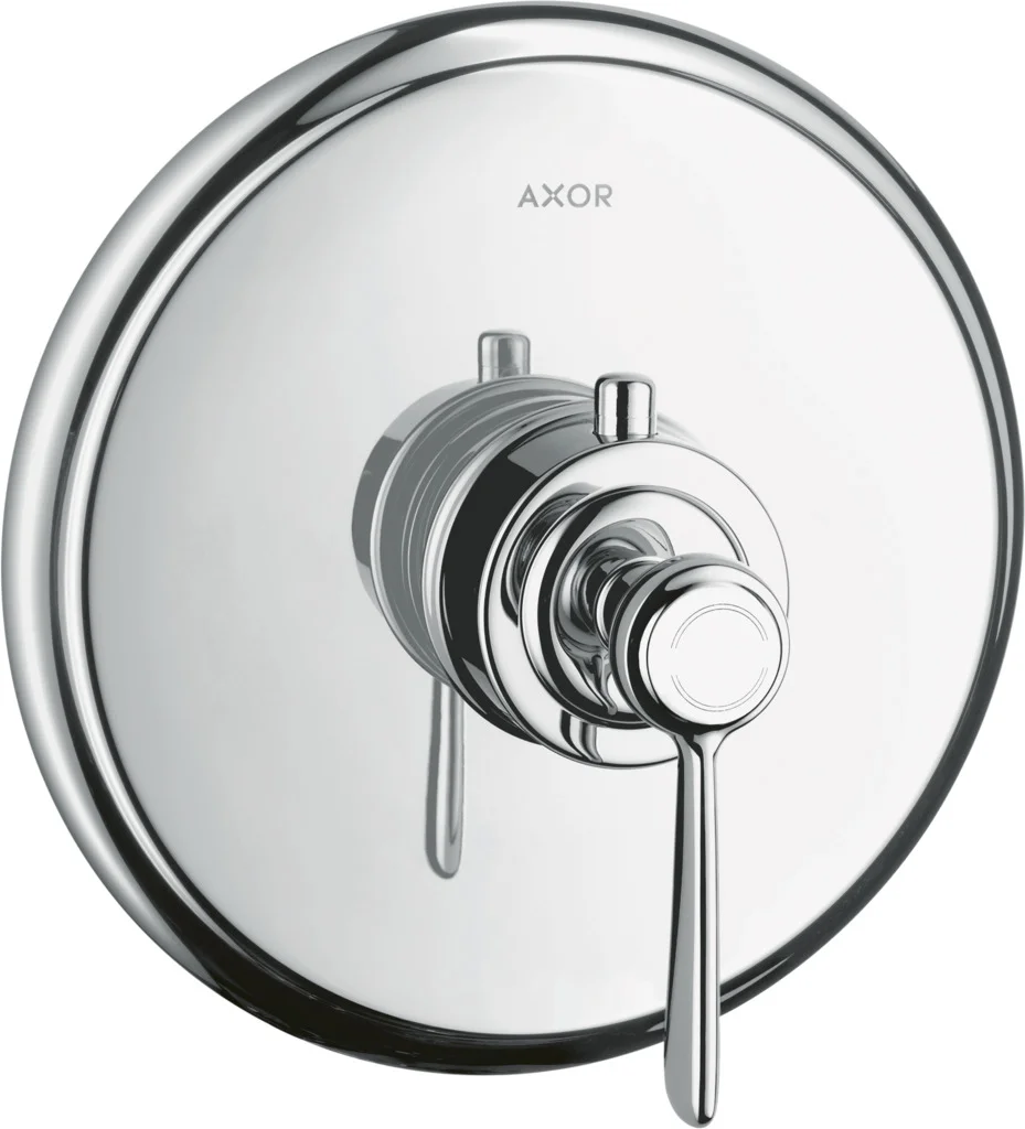 Hansgrohe AXOR Montreux Thermostat Unterputz, High Flow, Chrom, max. Durchfluss 59 l/min, einstellbare Temperaturbegrenzung, mit Rückflussverhinderer und Schalldämpfer Hansgrohe AXOR Montreux Thermostat Unterputz, High Flow, Chrom, max. Durchfluss 59 l/min, einstellbare Temperaturbegrenzung, mit Rückflussverhinderer und Schalldämpfer