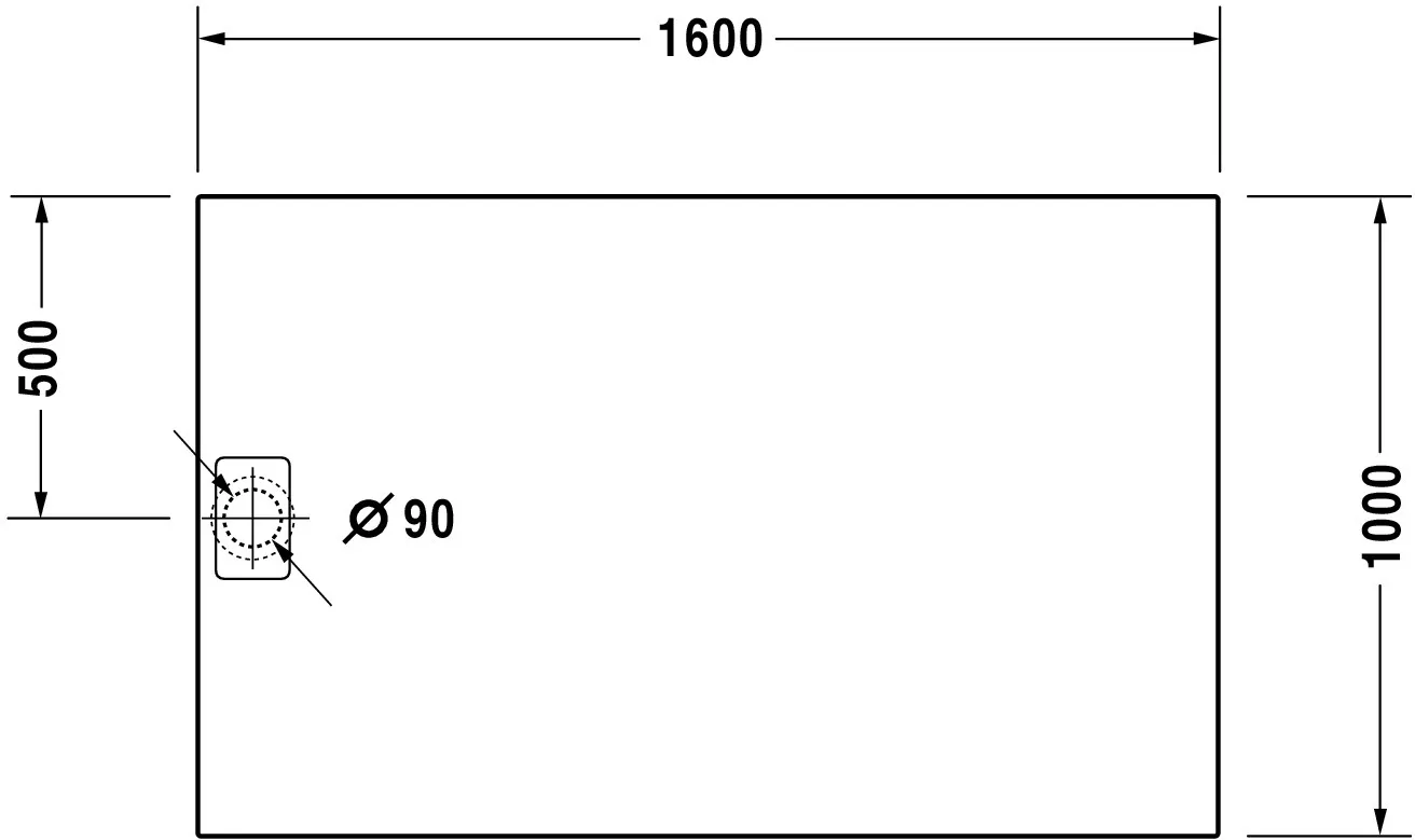 Duravit rechteck Duschwanne „Stonetto“ 160 × 100 cm in Anthrazit Matt Duravit rechteck Duschwanne „Stonetto“ 160 × 100 cm in Anthrazit Matt