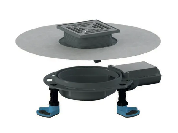Bodenablauf DallDrain Pure Plan, DN 40, 120 x 120 mm