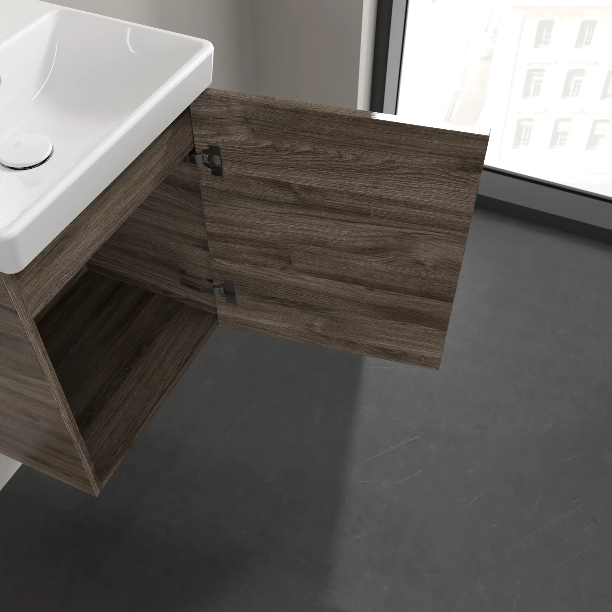 Villeroy & Boch Avento Unterschrank für Unterbauwaschbecken 426x514x384 mm, Stone Oak