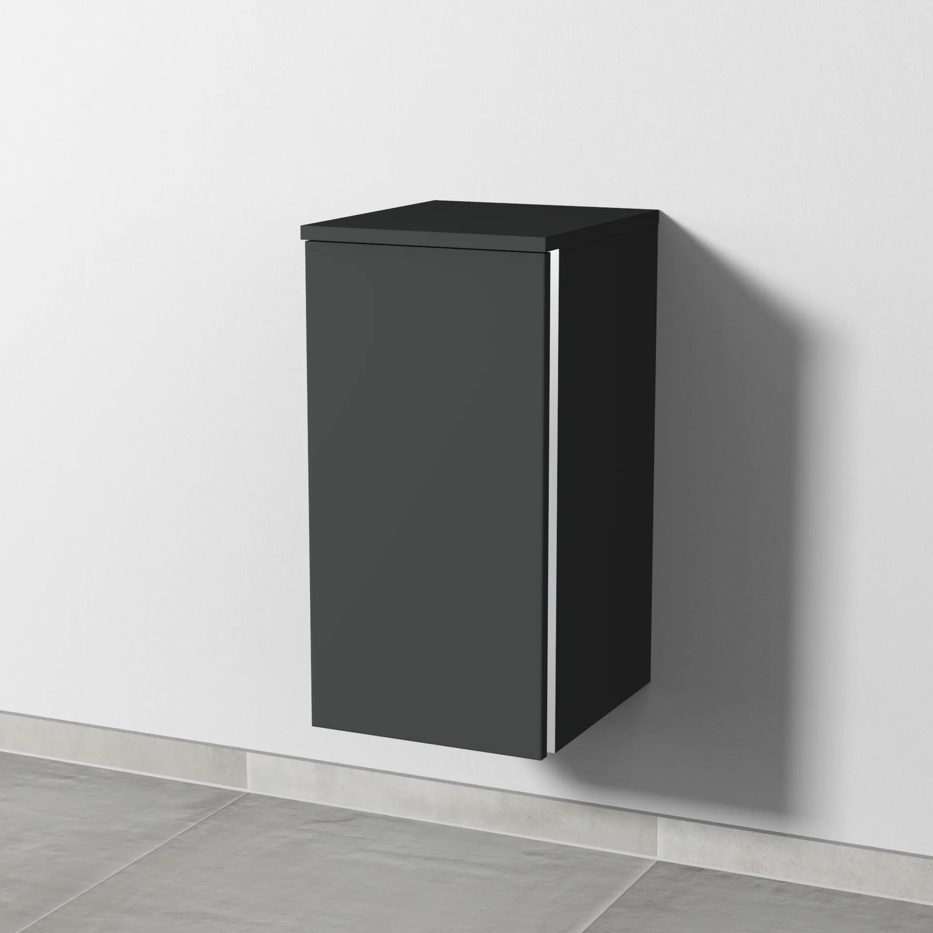 Sanipa Unterschrank „3way“ 300 × 580 × 345 mm Anschlag links, in Graphit (matt), Anschlag links