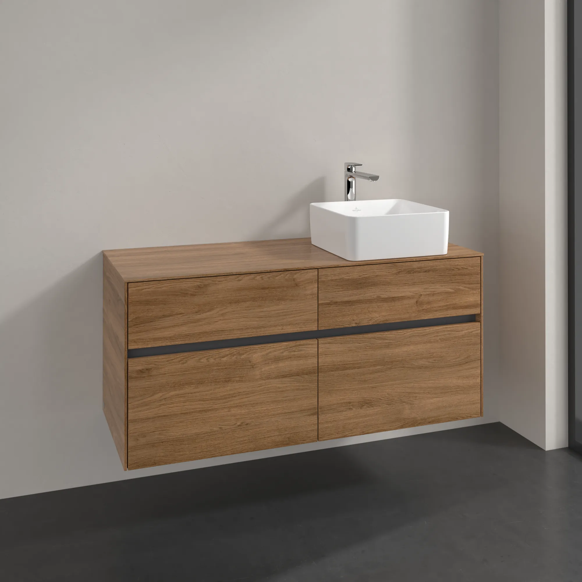 Villeroy & Boch Collaro Waschbeckenunterschrank C04300 1200x548x500mm Kansas Oak