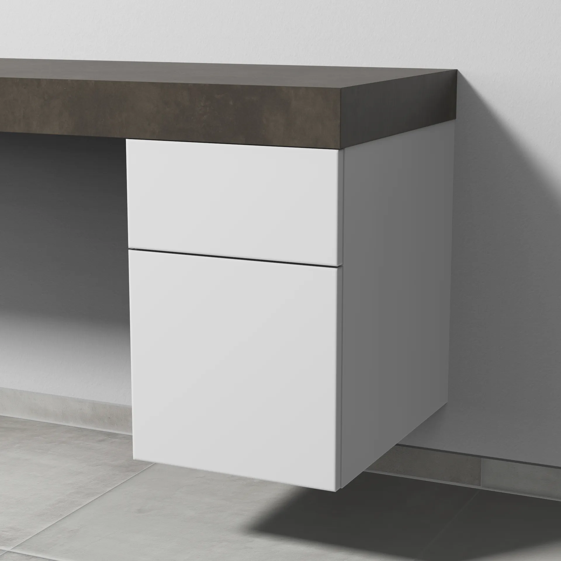Sanipa Unterschrank „2morrow“ 350 × 510 × 520 mm in Weiß-Soft