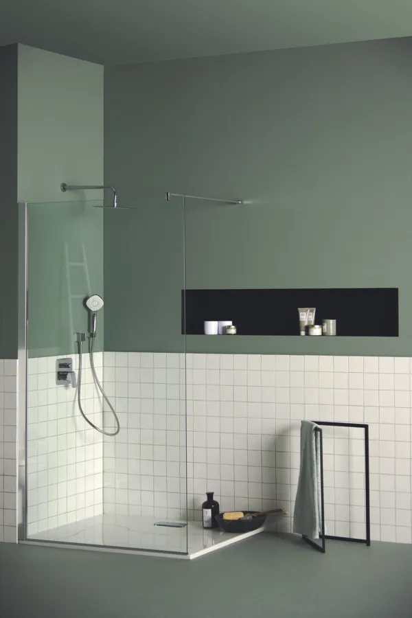 Kopfbrause Idealrain Luxe, 300x200mm, Edelstahl poliert Kopfbrause Idealrain Luxe, 300x200mm, Edelstahl poliert