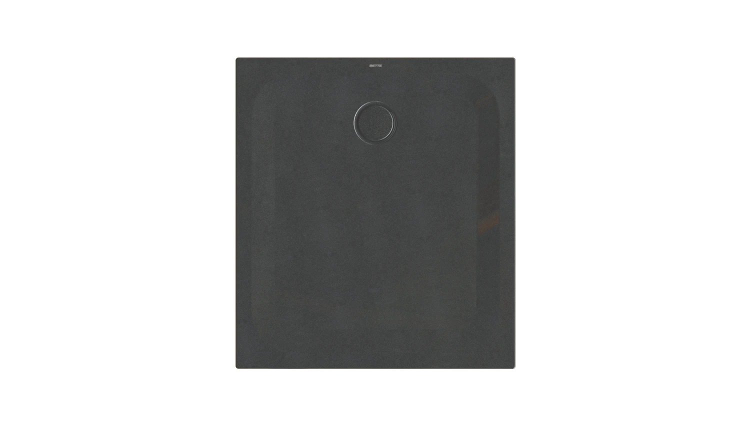 Bette rechteck Duschwanne „BetteUltra“ 1000 × 900 mm ohne Oberflächenbeschichtung, ohne Oberflächenveredelung, ohne Wannenträger, in Midnight