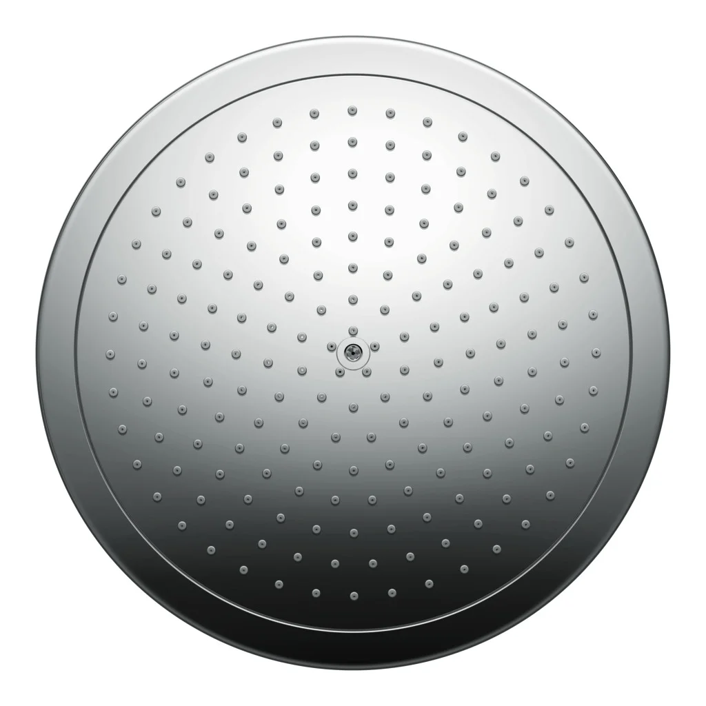 Hansgrohe Croma Select S Showerpipe 280 chrom, 1-Jet mit Thermostat, RainAir Strahl, 400 mm Brausearmlänge, höhenverstellbare Handbrausehalterung