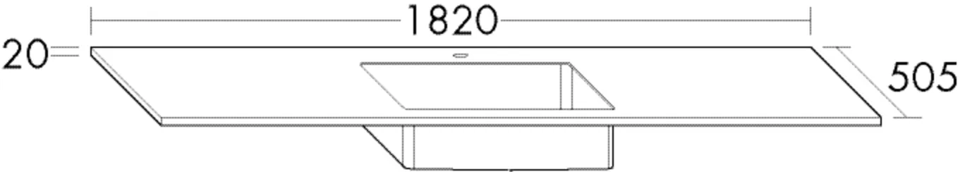 burgbad rc40System Mineralguss-Waschtisch MWHS182 Weiß Velvet burgbad rc40System Mineralguss-Waschtisch MWHS182 Weiß Velvet