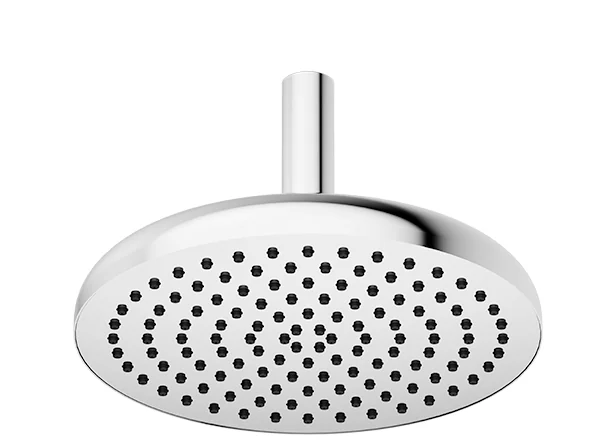 Dornbracht COYA Regenbrause mit Deckenanbindung, 300 mm Durchmesser, Champagne gebürstet (22kt Gold), Metall, PURE RAIN Technologie, max. Durchfluss 14 l/min bei 3 Bar