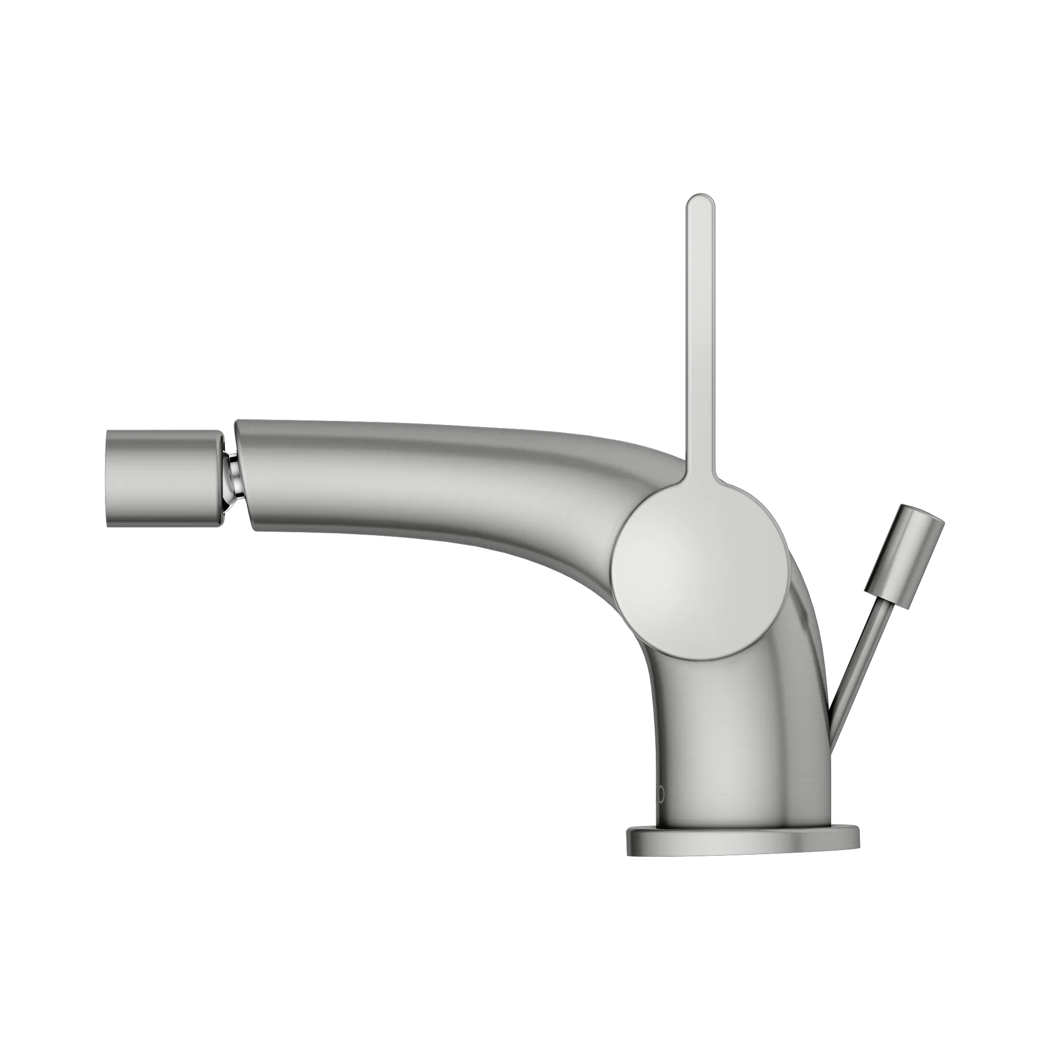 Edition 400 Einhebel-Bidetmischer Edelstahl-finish