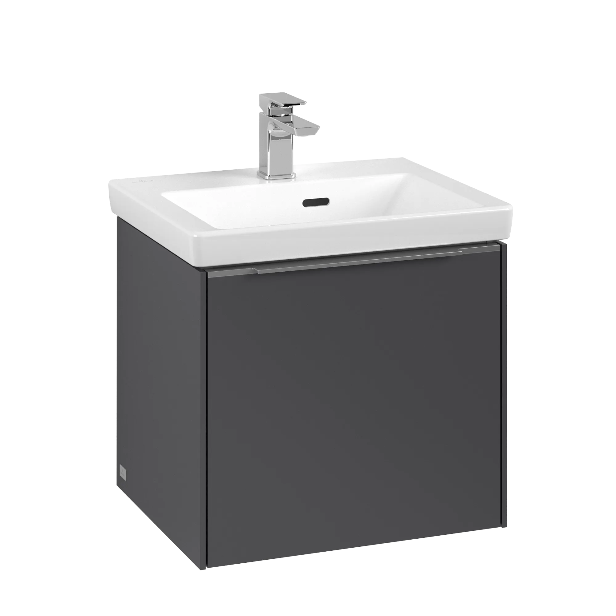 Villeroy & Boch Waschtischunterschrank „Subway 3.0“ für Schrankwaschtisch 47,3 × 42,9 × 40,8 × 40,8 cm 1 Auszug, Waschbecken mittig, mittig