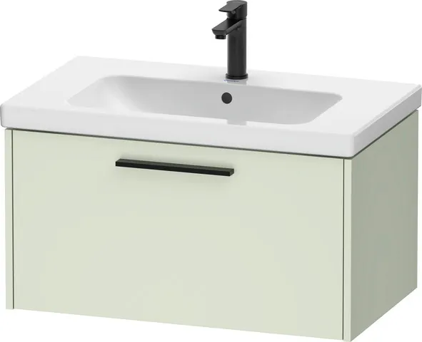 Duravit Waschtischunterschrank Wandhängend „D-Code“ 78,4 × 40 × 46 cm in Blassgrün Matt