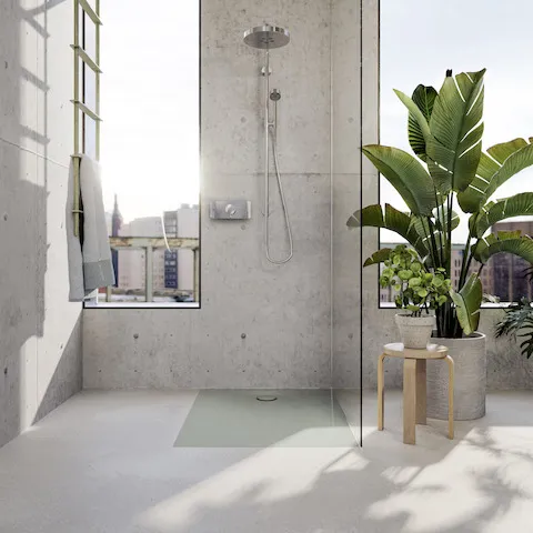 Bette Duschwanne „DW Ultra Space“ ohne Oberflächenbeschichtung, ohne Oberflächenveredelung, in Salvia Bette Duschwanne „DW Ultra Space“ ohne Oberflächenbeschichtung, ohne Oberflächenveredelung, in Salvia