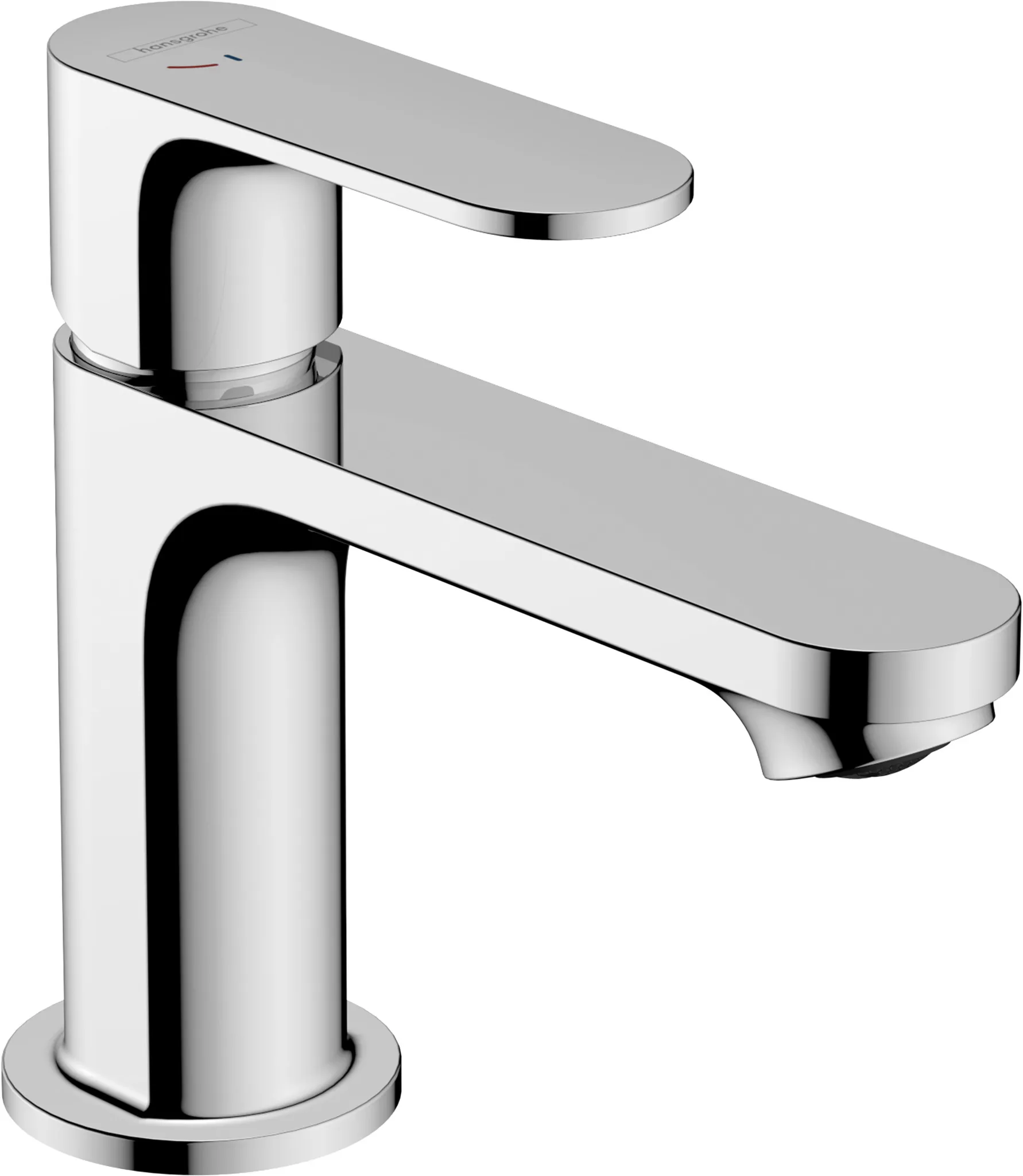 Einhebel-Waschtischmischer Rebris S 80 CoolStart m.Zugstange chrom