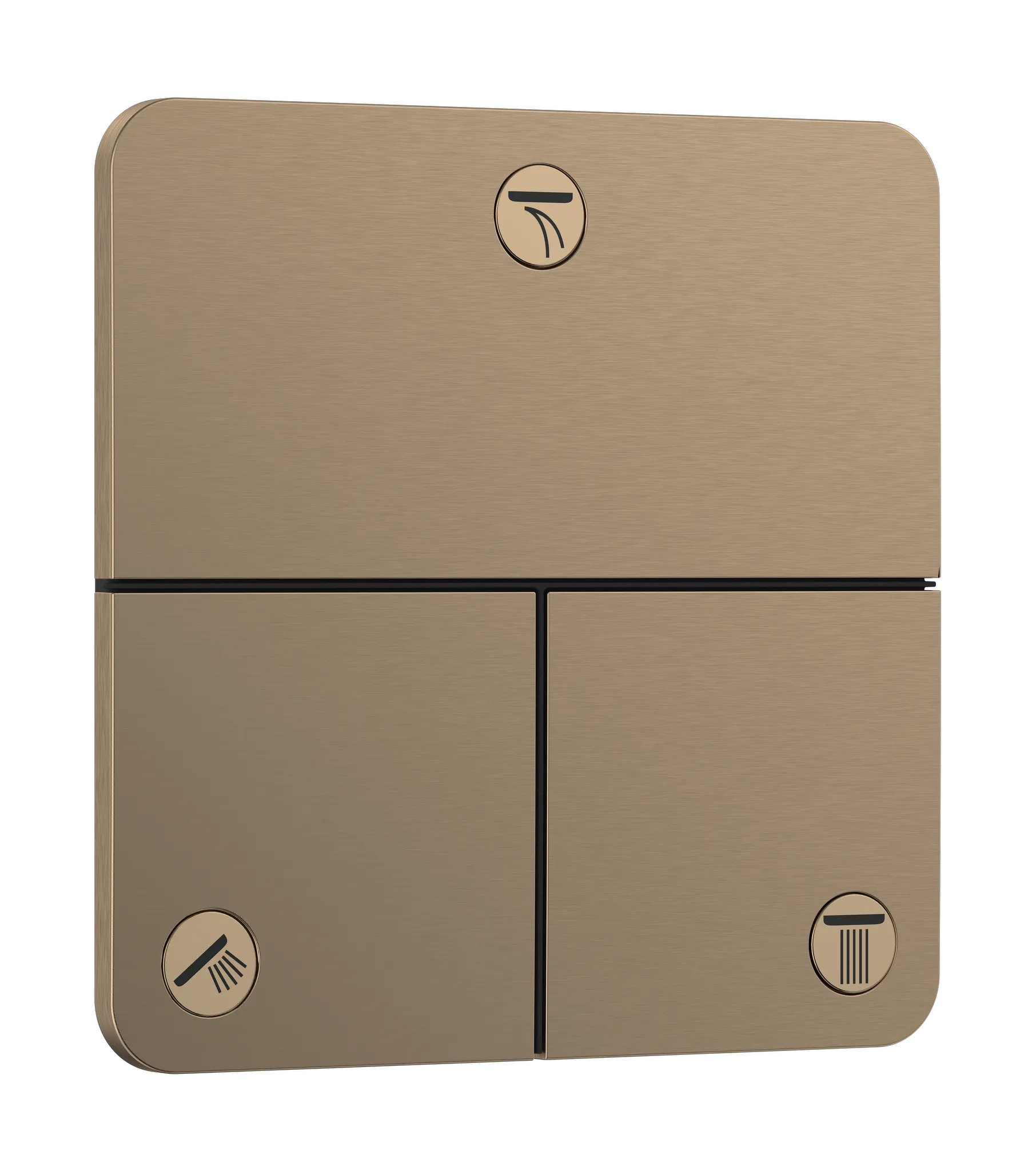 Hansgrohe ShowerSelect Comfort Q Ventil Unterputz für 3 Verbraucher Brushed Bronze Hansgrohe ShowerSelect Comfort Q Ventil Unterputz für 3 Verbraucher Brushed Bronze