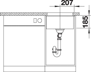 BLANCO SUBLINE 375-U BLANCO SUBLINE 375-U