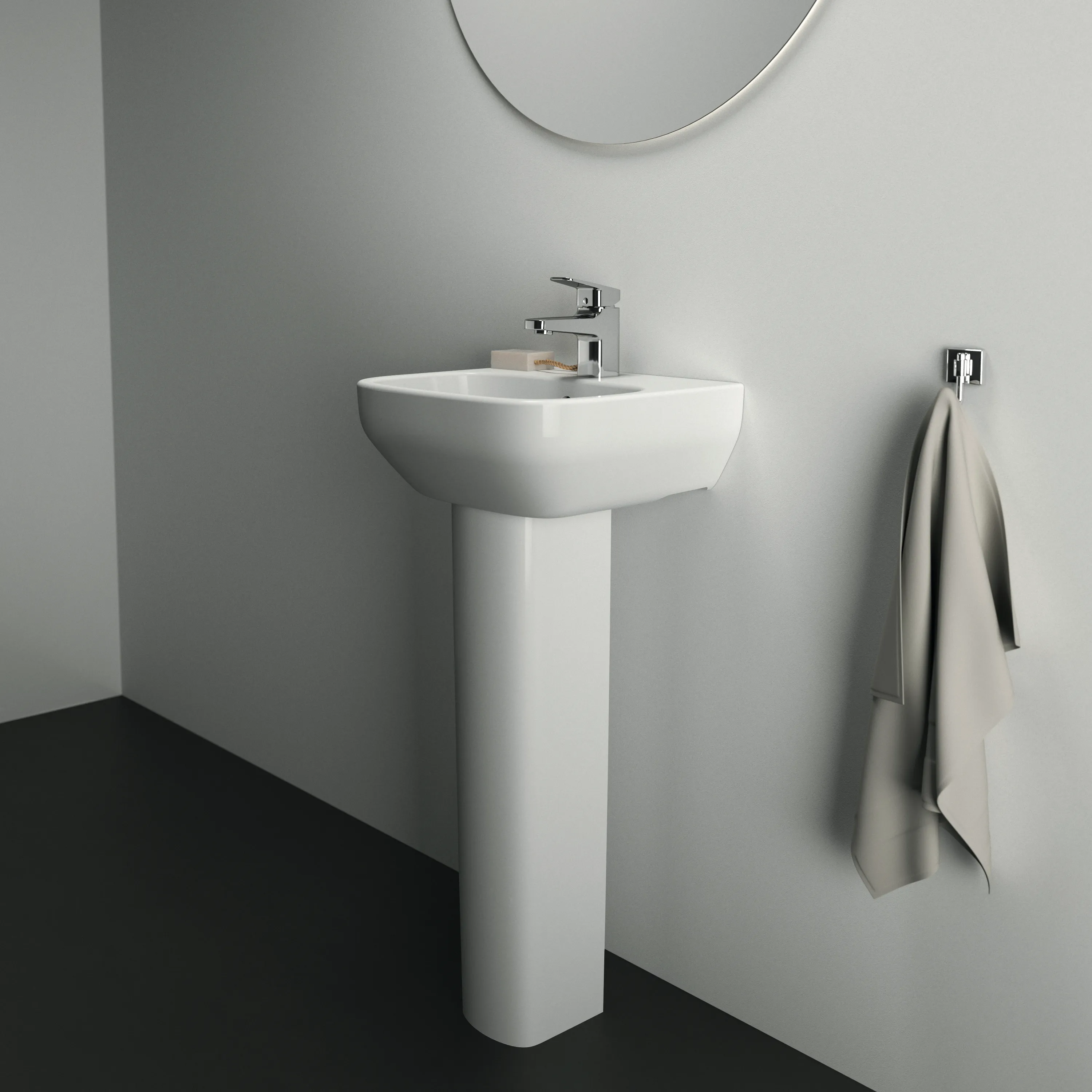 Waschbecken „i.lifeA“ 40 × 36 × 18 cm, Hahnlochposition mittig Waschbecken „i.lifeA“ 40 × 36 × 18 cm, Hahnlochposition mittig
