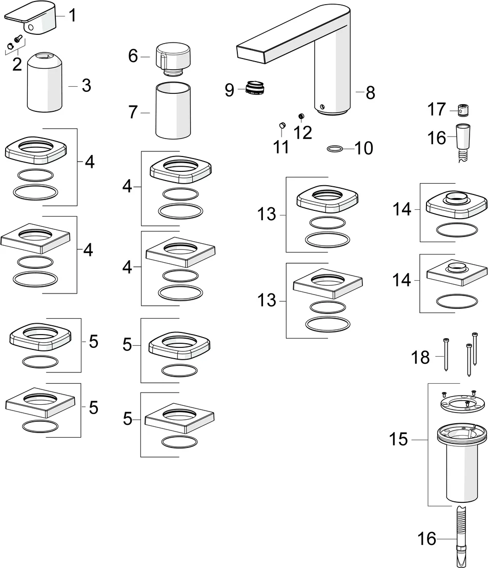 HansaSTELA Wannenarmatur Einhebelmischer Fertigmontageset für Wanne/Brause HansaSTELA 5730 Rosette eckig Chrom HansaSTELA Wannenarmatur Einhebelmischer Fertigmontageset für Wanne/Brause HansaSTELA 5730 Rosette eckig Chrom